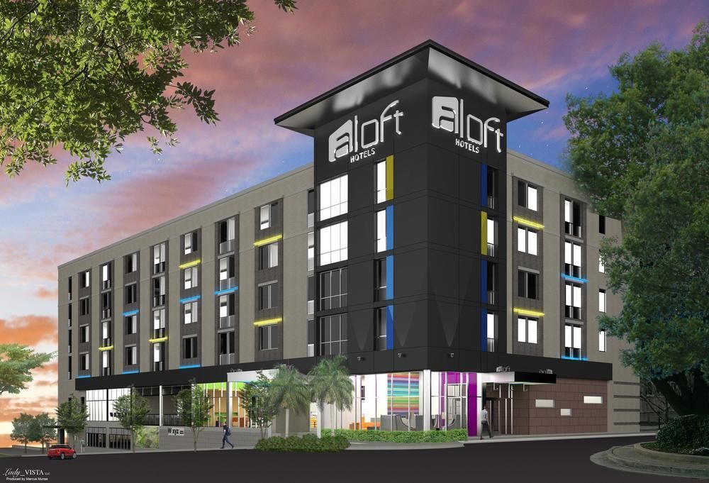 Aloft Columbia Downtown Hotel Exterior foto