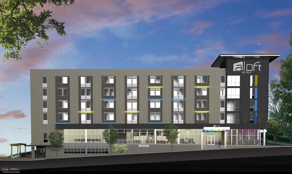 Aloft Columbia Downtown Hotel Exterior foto
